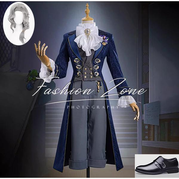 IdentityV 第五人格 風 隠者 アルヴァ・ロレンツ 進学の礼 コスプレ衣装 ウィッグ 靴 cosplay ハロウィン 演出服 変装