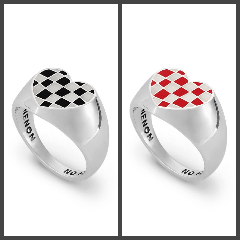 【NONNON】CHEX LOVE RNG SILVER925