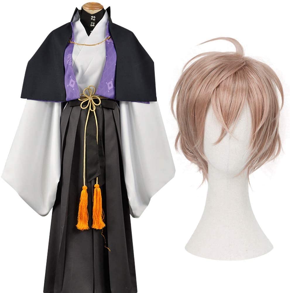 ヒプノシスマイク Division Rap Battle Fling Posse 声優キャラ 夢野幻太郎 ゆめのげんたろう 風 コスプレ衣装+かつら