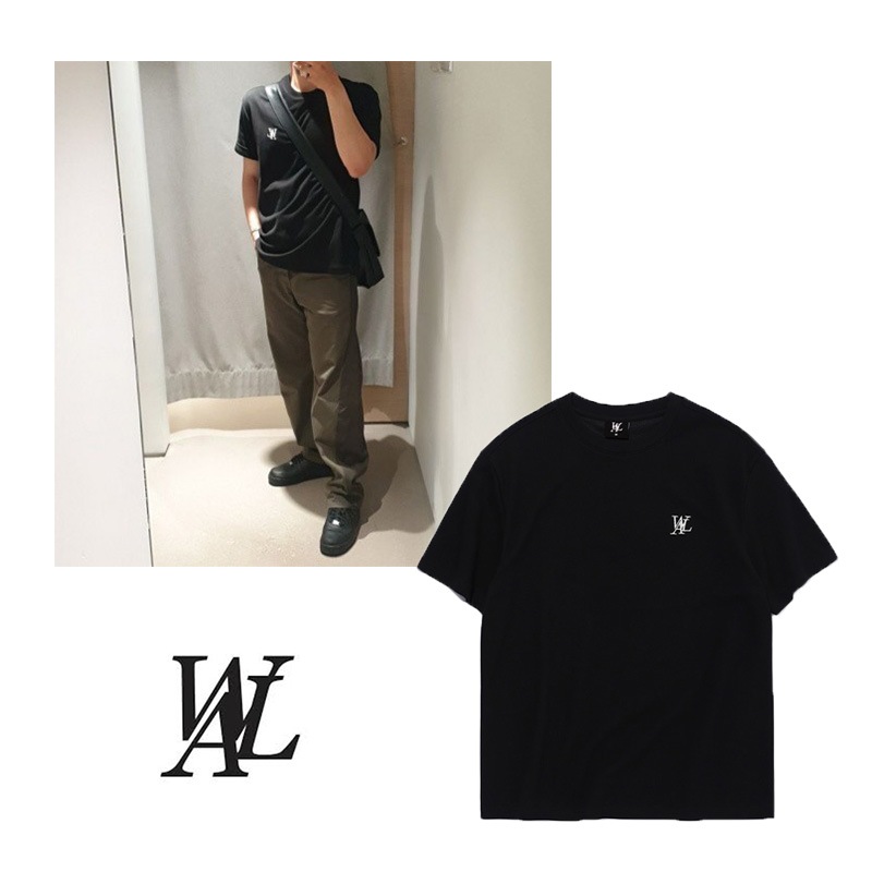 OG logo T-shirt BLACK 半袖 Tシャツ クルーネック 丸襟 レディース メンズ 黒 Uネック プルオーバー コットン 綿 韓国 ブランド 人気 ストリート おすすめ かわいい