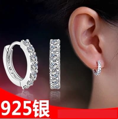 生産刻印ブリリアント１連サークルパヴェピアス
