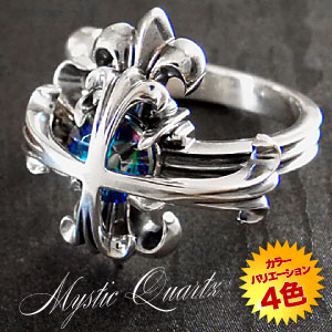 送料無料！ r0583 シルバー925 リング メンズ 指輪 Double Cross Ring ミ