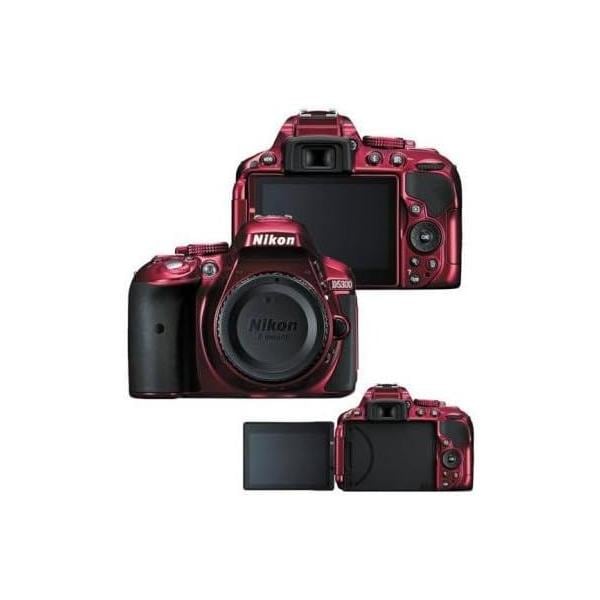 【中古】Nikon デジタル一眼レフカメラ D5300 レッド 2400万画素 3.2型液晶 D5300 RED