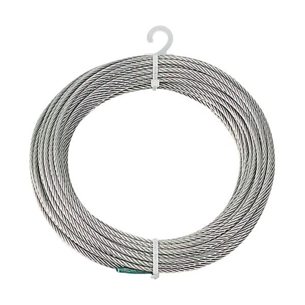ステンレスワイヤーロープ Φ6mmx20m CWS-6S20 1巻