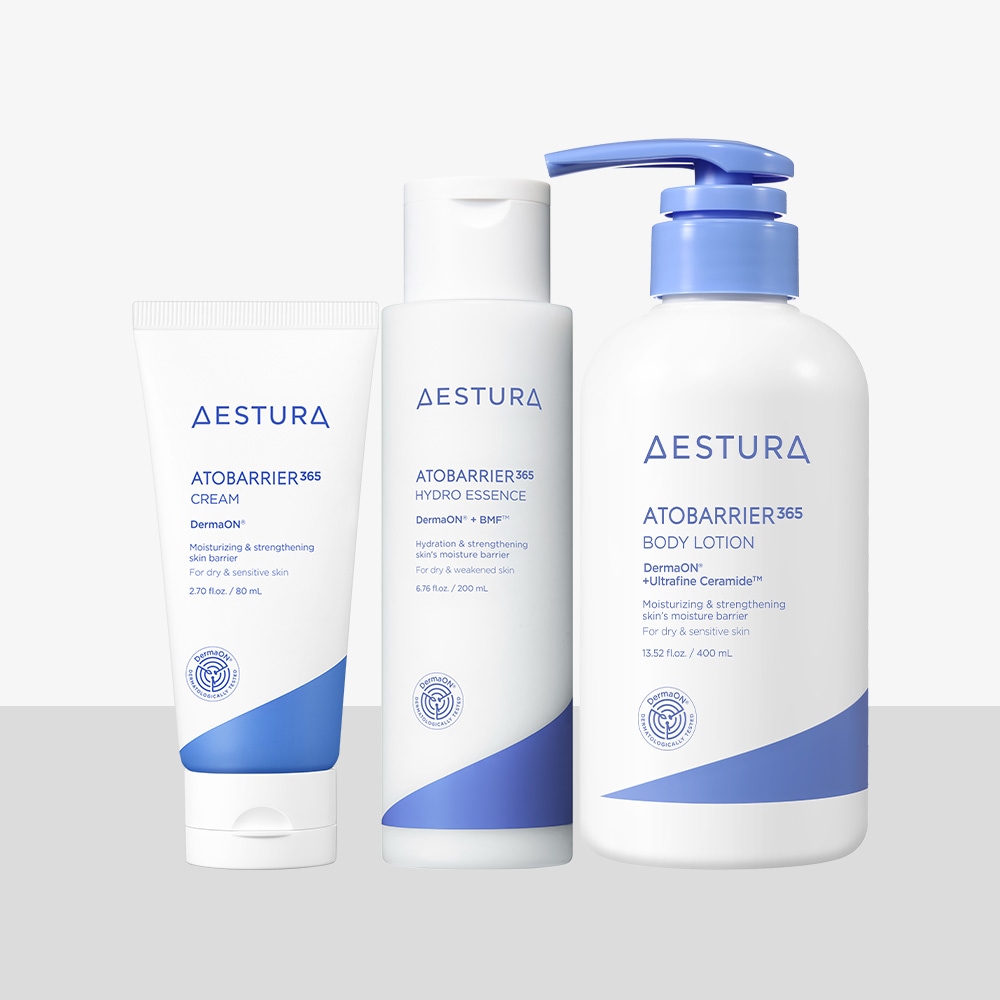 NEWエストラアトベリア365クリーム80ml（リニューアル）+ハイドロエッセンス200ml+ボディローション400ml 3種フルセット