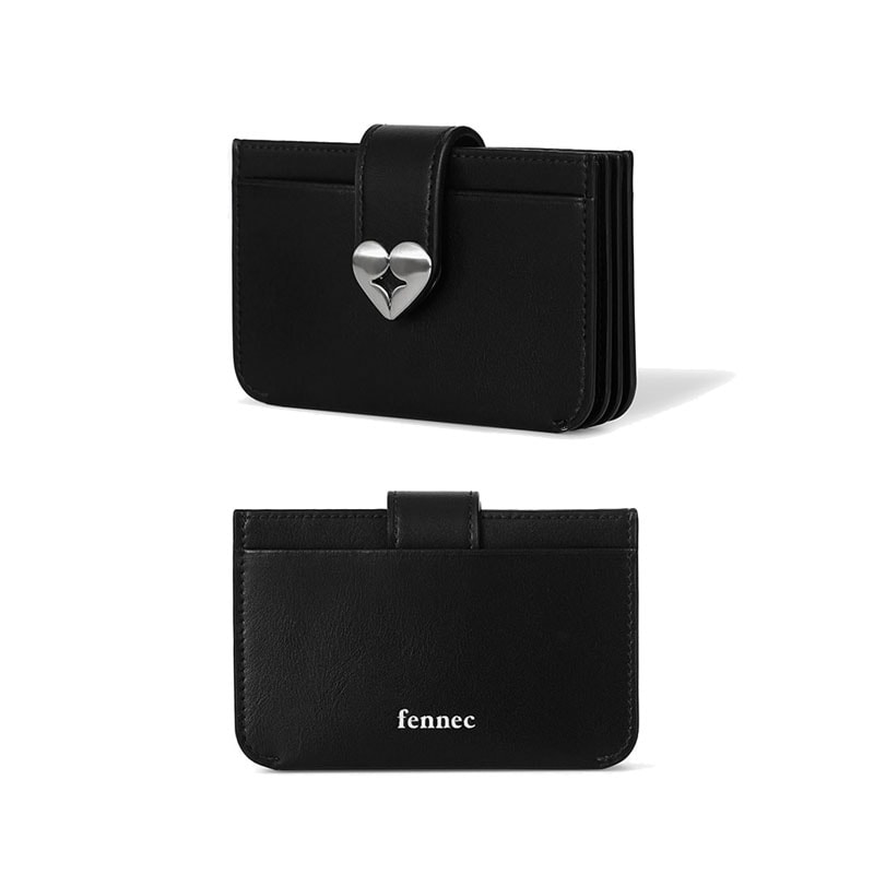 HEARTY 4 ACCORDION - BLACK / カードケース / 二つ折り財布