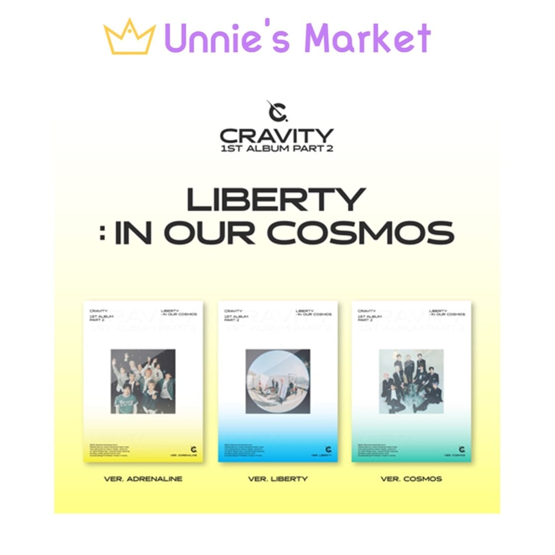[SET] CRAVITY 1st Album Part.2 [LIBERTY : IN OUR COSMOS]