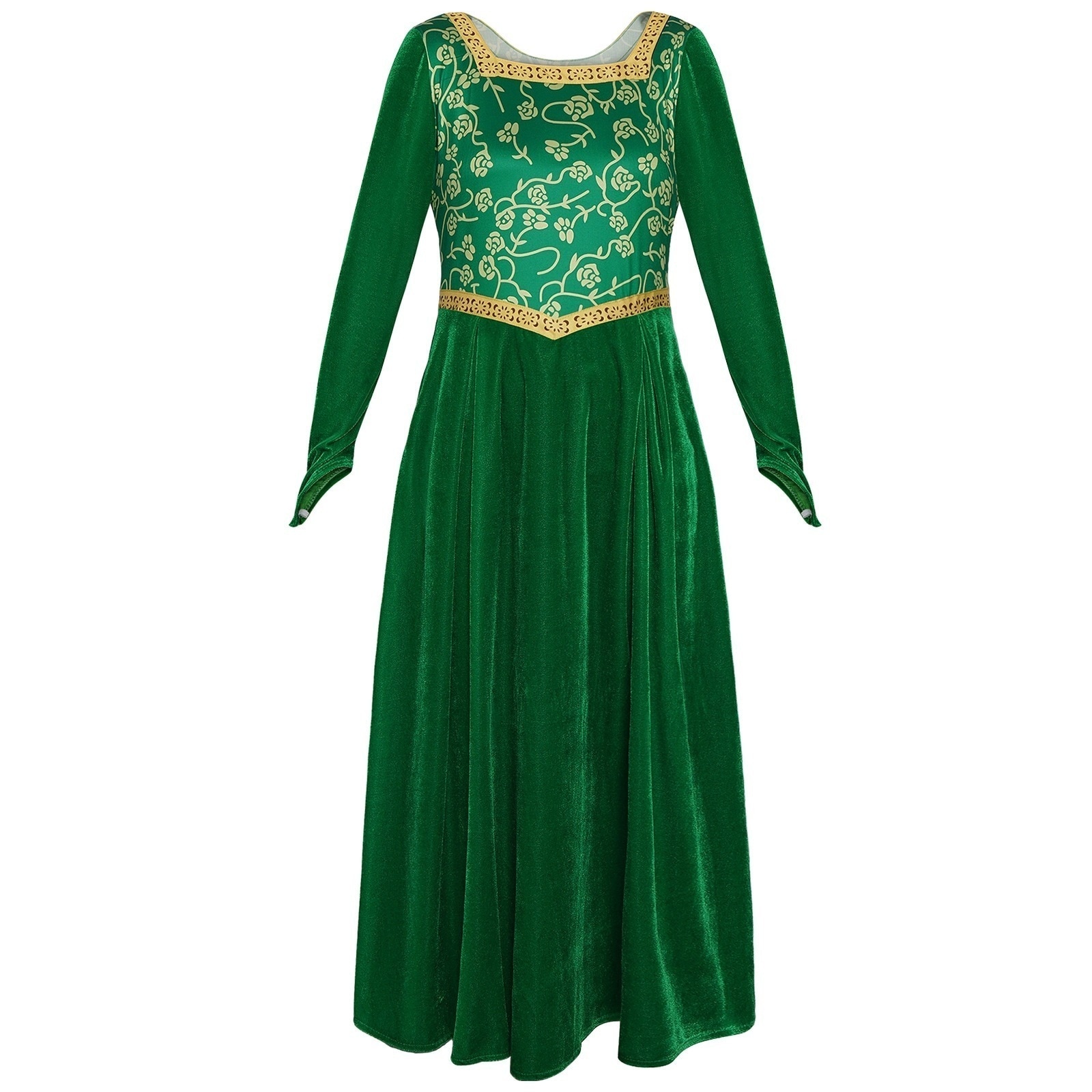 【最安値挑戦】モンスターシュレックcos衣装グリーンワンピースc服フィオナ姫スカートコスプレアニメ