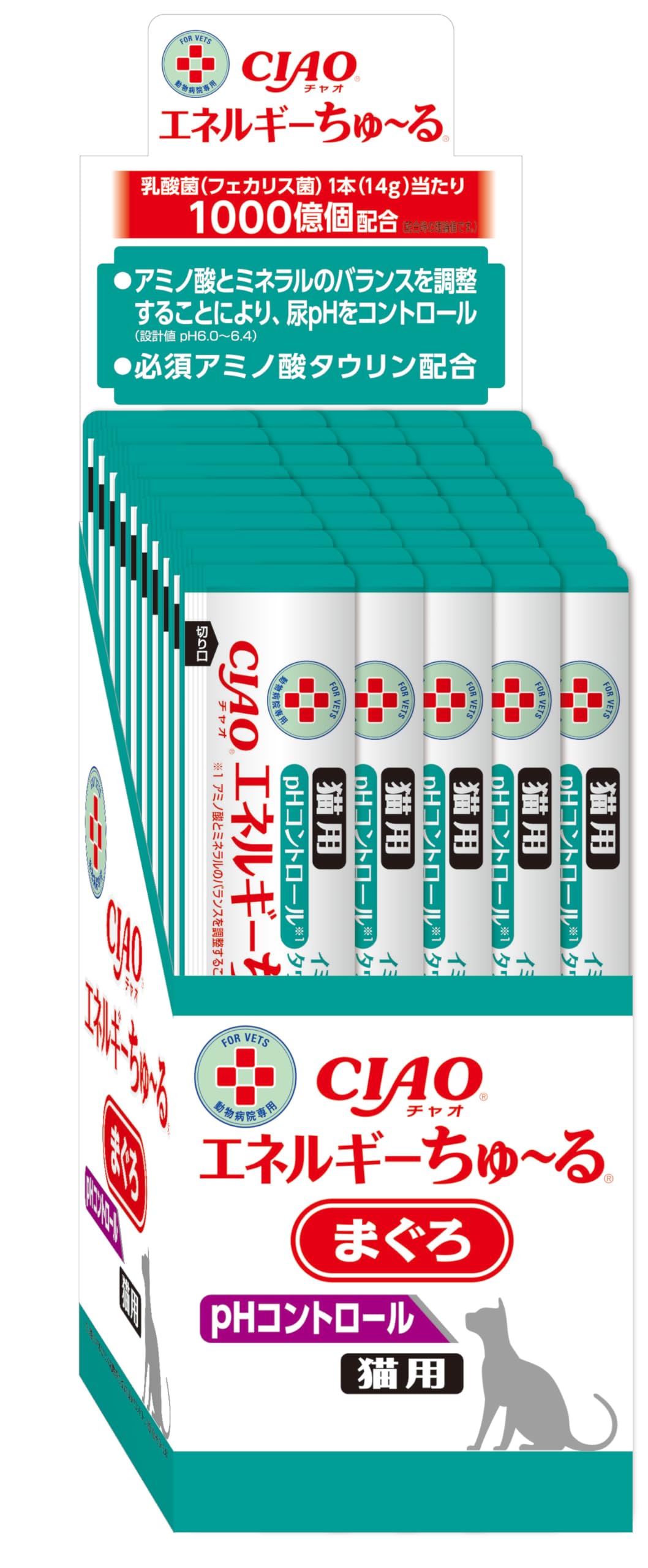 CIAO(チャオ) エネルギーちゅ～る pHコントロール まぐろ 14g×50本