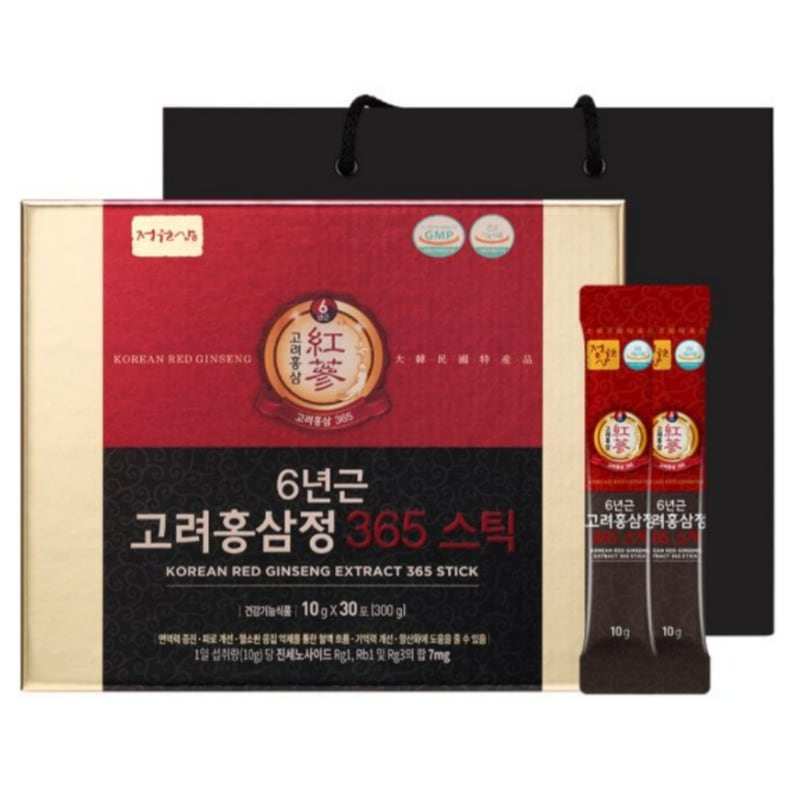チョンウォンサム 6年根 高麗紅参亭 365 スティック 30包
