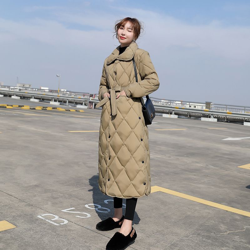 アウター コート ロングコート キルティングコート 長袖 ハイネック 襟付き 前開き ボタン ポケットウエストベルト 中綿 かわいい 大人可愛い きれいめ シンプル 上品 おしゃれ かっこいい
