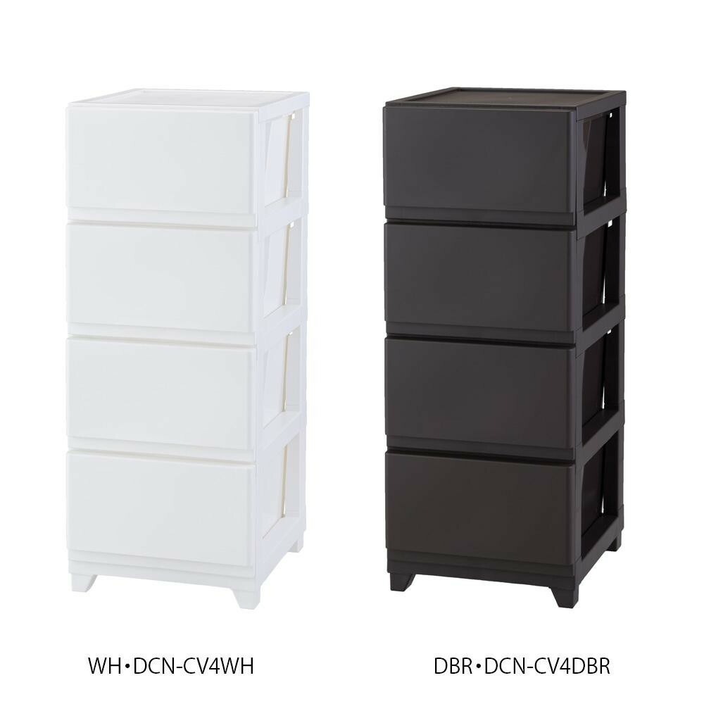 収納用品 デコニーシーヴォ 4段 組立式 DBR/DCN-CV4DBR 5,562円