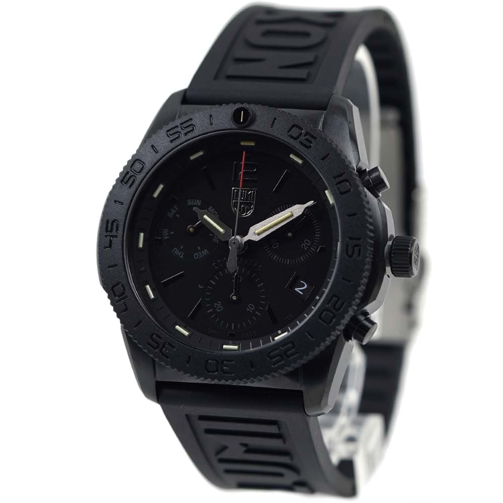 ルミノックス 腕時計 メンズ 日付カレンダー ブラック BLACK LUMINOX PACIFIC DIVER CHRONOGRAPH パシフィック ダイバー クロノグラフ XS.3141.BO.1