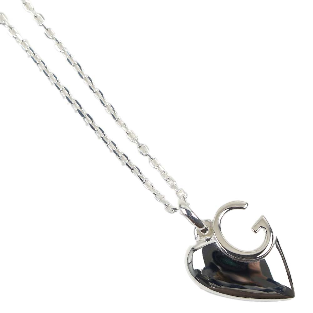 グッチ ネックレス ハートG シルバー925 ジュエリー ペンダント レディース GUCCI 233963-J8400-8106