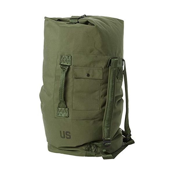 旅行バッグ US Army GI Genuine Military Issue Duffle Bag Cordura Nylon 2 Carrying Straps Backpack Sea Bag Bug ou
