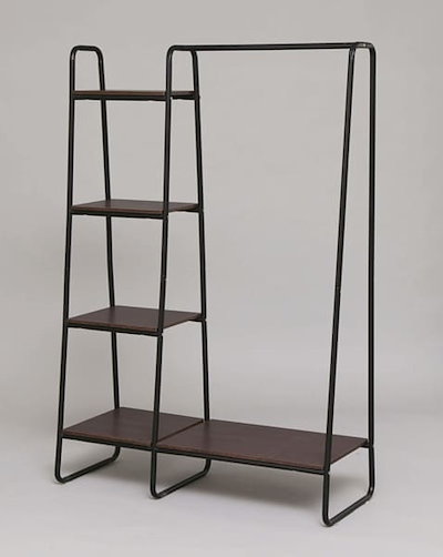 他サイト： アイリスオーヤマ PI-B3(ブラック) スタイルハンガー2WAYタイププレミアム（ボード1枚＋ラック付き）ブラック PIB3ブラツクの商品画像