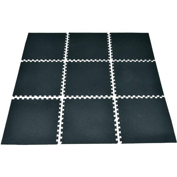 学校体育器具 ジョイントゴムマット ブラック H7271A コーナータイプ