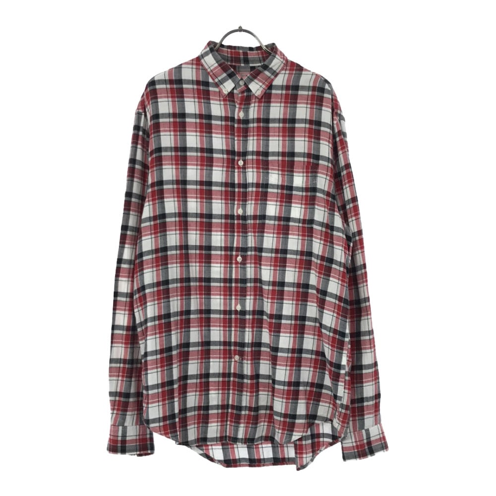 アクネ チェック柄 長袖 ボタンダウンシャツ 48 ACNE メンズ