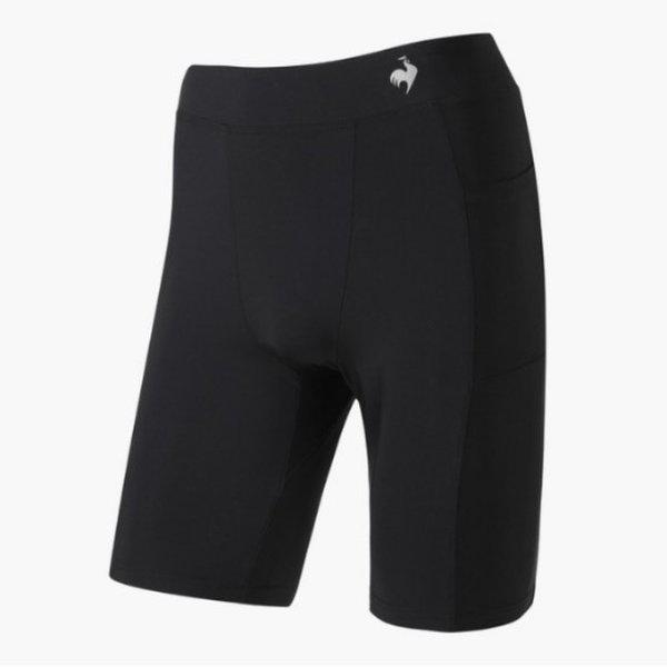 レギンス CQK QQ123TPF31-BLK トリコット 5分丈レギンス / BLACK