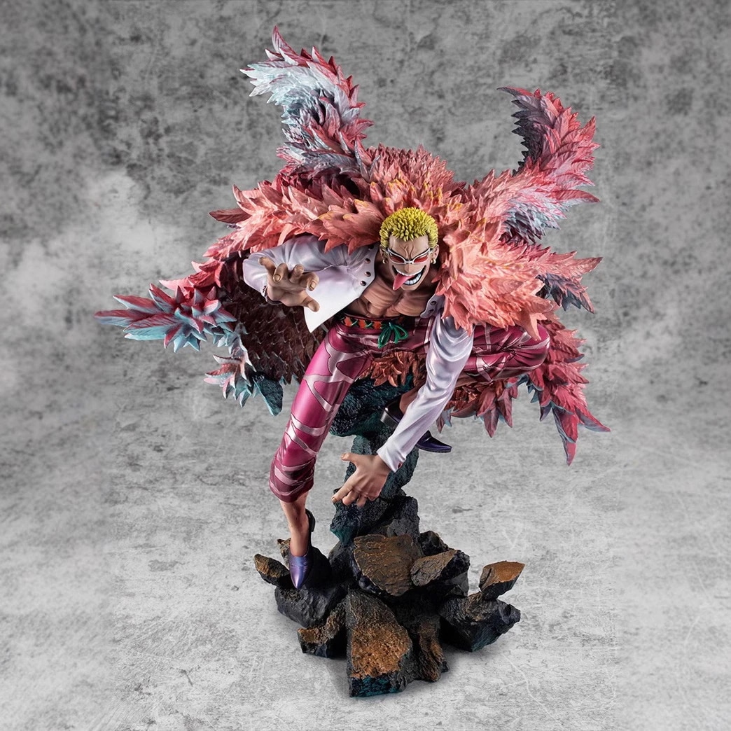 【送料無料】ワンピースフィギュアmh Tianyasha Minggo Doflamingo 2dアニメーションフィギュアモデル装飾品