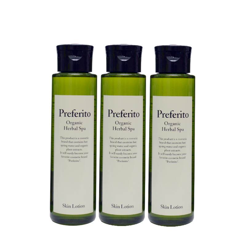 【1+1+1】 プレフェリート 化粧水 スキンローション 150ml オーガニック ハーバルエキス トナー 弱酸性 エステ 毛穴