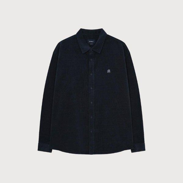 M 長袖Tシャツ CQK CO2504SH31-DN シグネチャーシンボル コーデュロイシャツ ダークネイビー