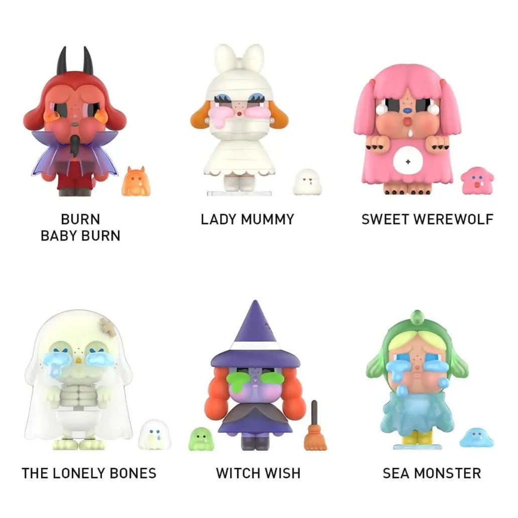 公式正規品POP MART Crybaby Monster Tears シリーズ ガチャポン ブラインドボックス フィギュアモデル サプライズギフト