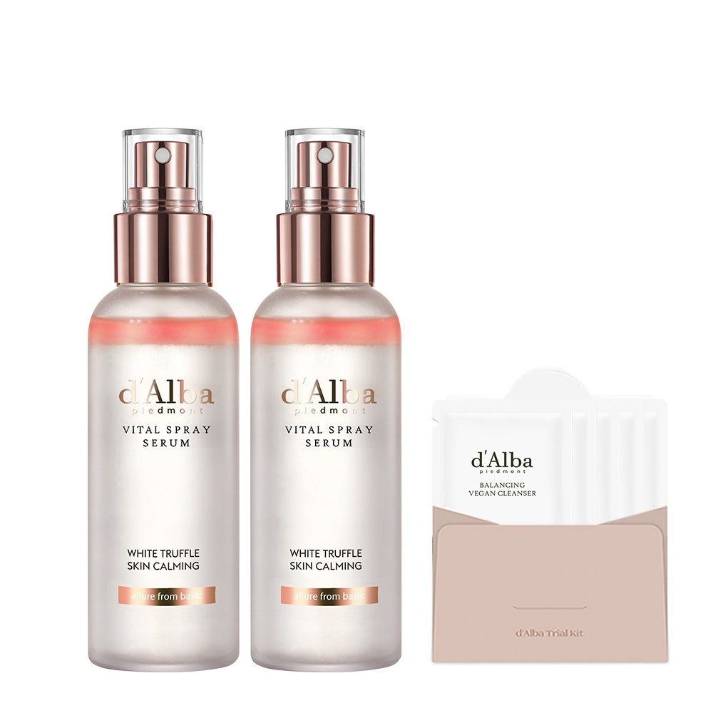 ホワイト トリュフ バイタル スプレー セラム 100ml 2個 弱酸性 ジェルクレンザー 15ml セット