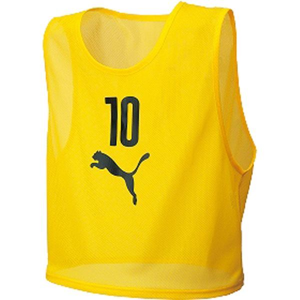 プーマ サッカーウエア ビブスセット 10枚組 サイバー イエロー S 920604 04