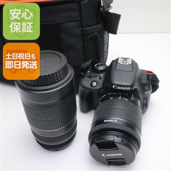 美品 EOS Kiss X7 ダブルズームキット ブラック 116