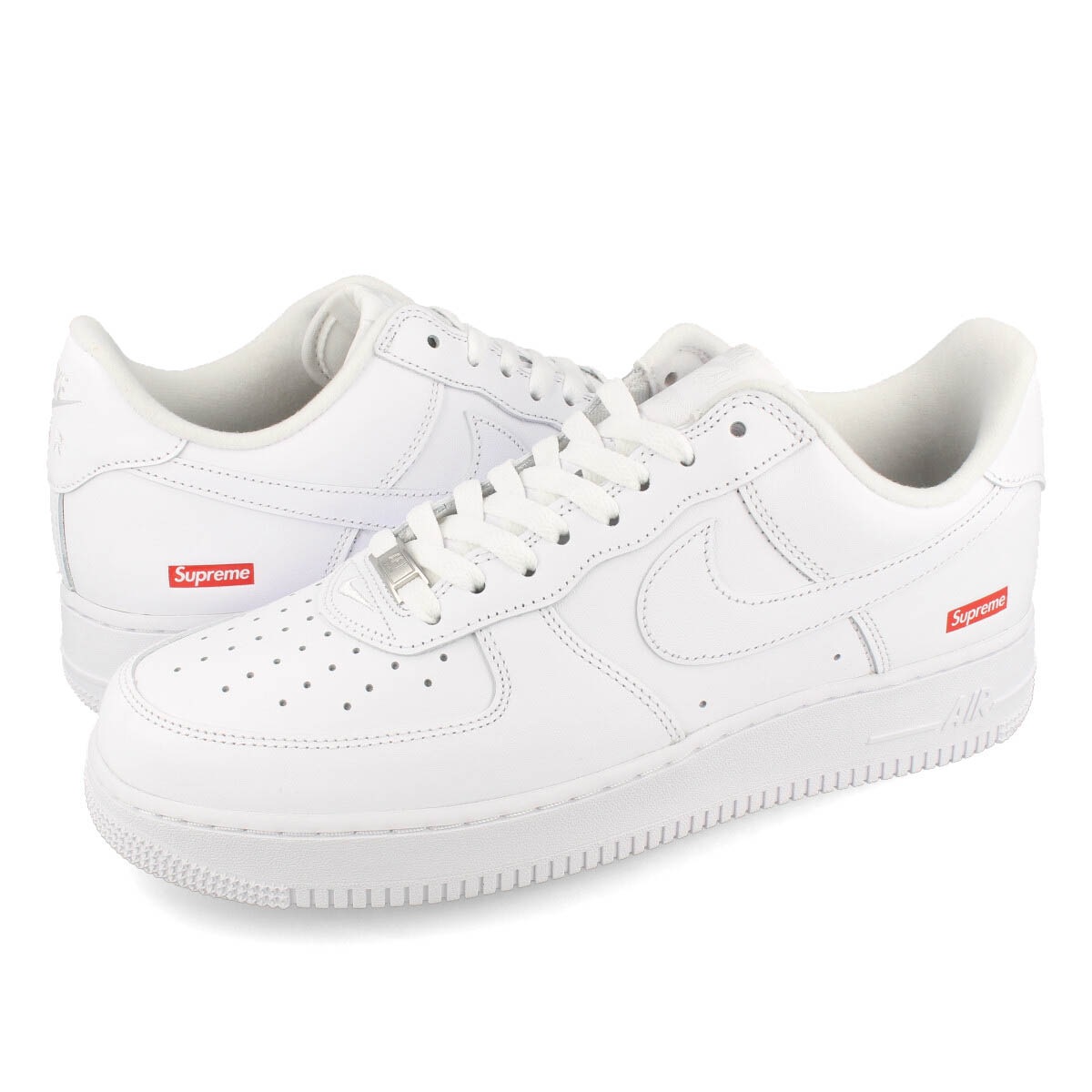 NIKE AIR FORCE 1 LOW SUPREME WHITE/WHITE/WHITE 【BOX LOGO】