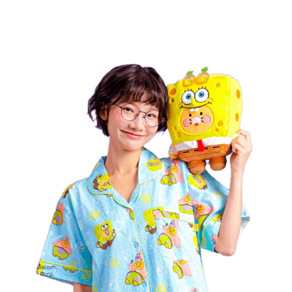 スポンジボブXカカオフレンズ クーリング パジャマ 女性用_ライアン&チュンシク