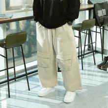 WPE ブレイグランス フロントポケット ワイドパンツ 9,286円