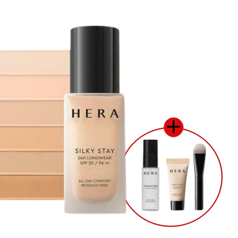 [ジェニPICK][NEW]シルキーステイ24Hロングウェアファンデーション 30g/ 9colors/ 韓国コスメ/化粧直し不要の強力なフィッティング力/塗りたての滑らかなシルキースキン