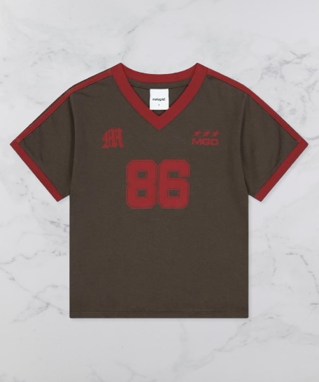 【mahagrid】25SS★ FOOTBALL RINGER TEE mahagrid(マハグリッド) - フットボールリンガーTシャツ