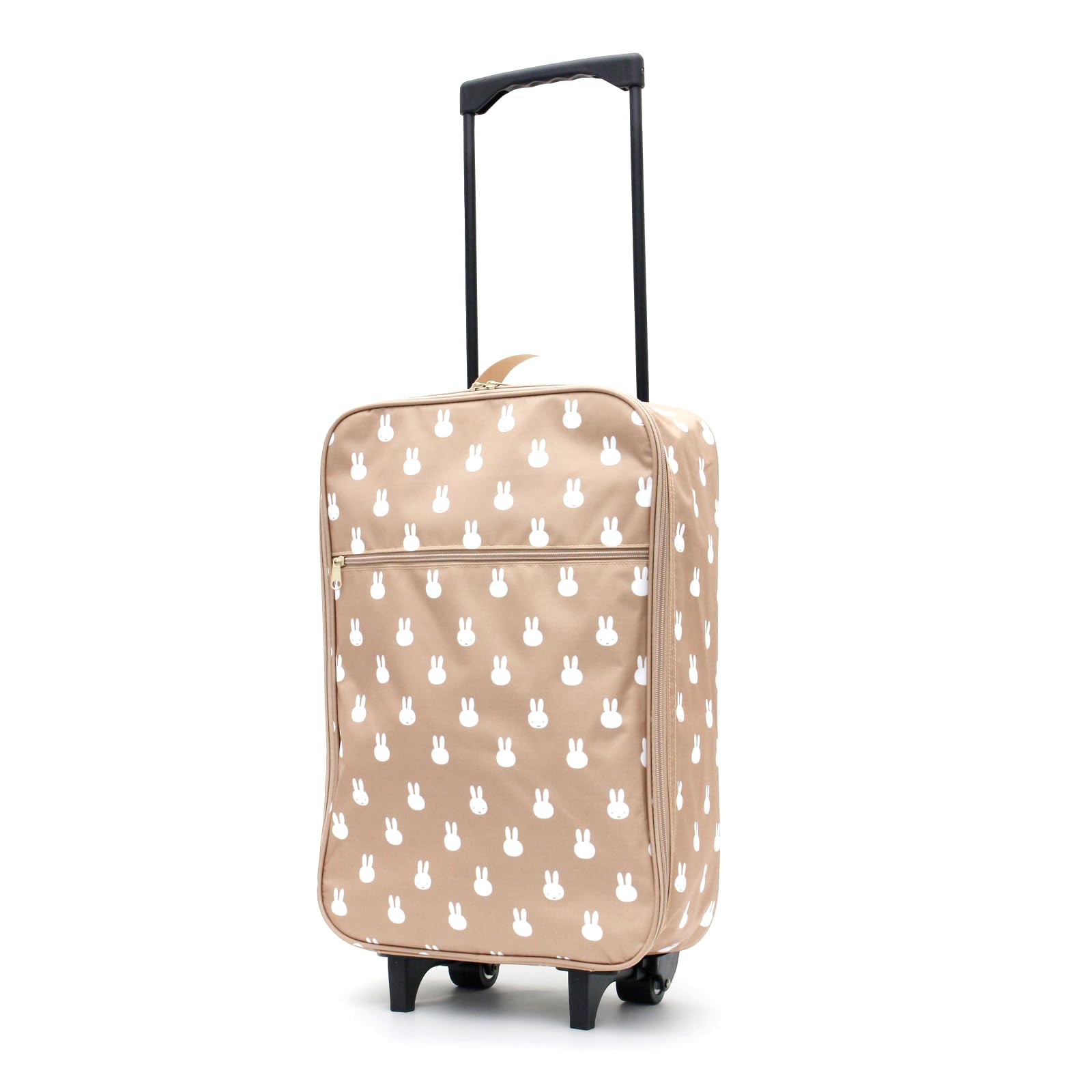 [ハピタス] 折りたたみキャリー コンパクト キャラクター 折りたたみキャリーバッグ 29L 1.04kg B250.メニーフェイスモカ