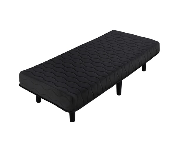 アイリスオーヤマ 脚付きポケットコイルマットレスSS PAM-SS ブラック(セミシングル)