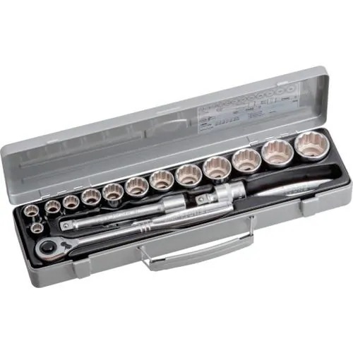 【メーカー直送品】TONE ソケットレンチセット 差込角12.7mm 17点セット 12角(10mm~) 760M