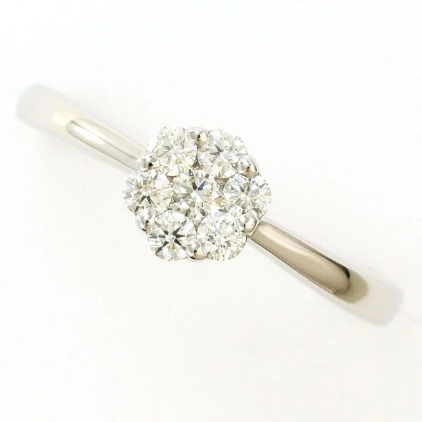 PT900 プラチナ リング 8号 ダイヤ 0.20 中古