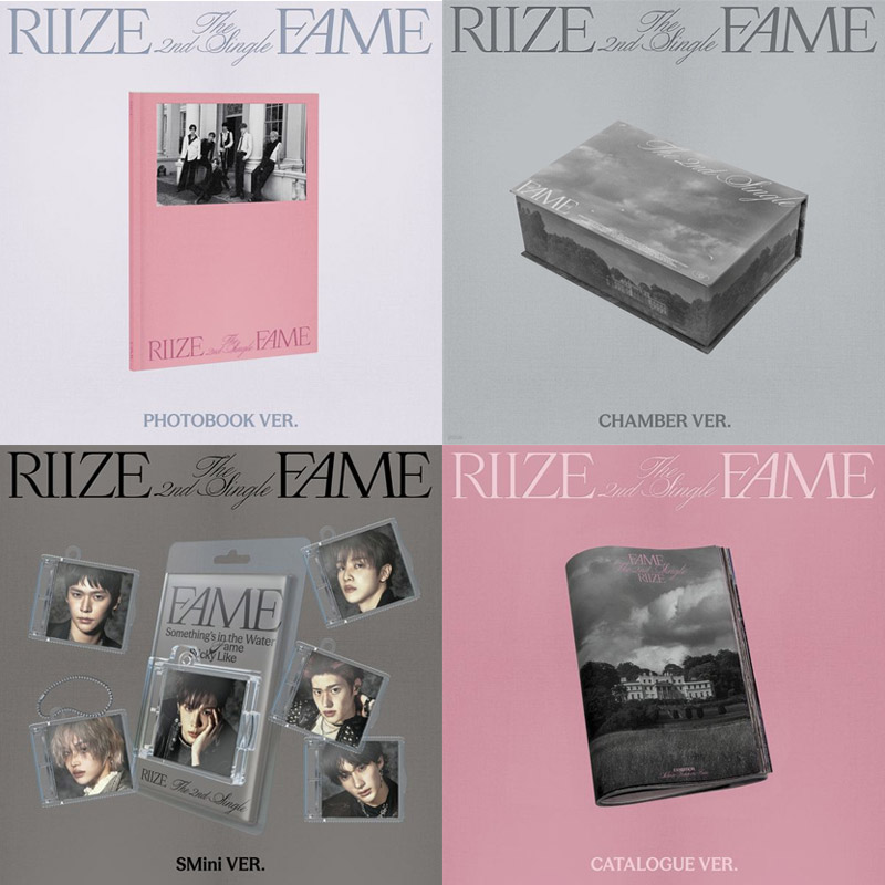 [4種セット] RIIZE 2nd Single Album [Fame] (PB1+Cham1+Cata1+SMini1) 韓国チャート反映