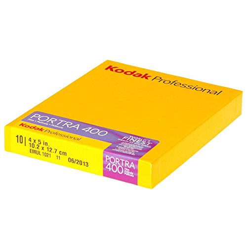 Kodak プロフェッショナル用 カラー ネガティブ フィルム ポートラ400 4X5(10枚入り)