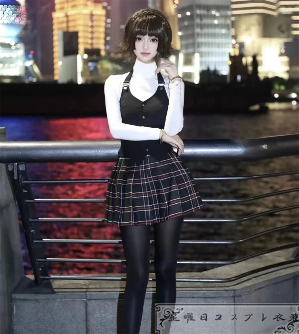 ペルソナ５ 新島真 コスプレ衣装 コスチューム イベント品質良い 店舗お勧め
