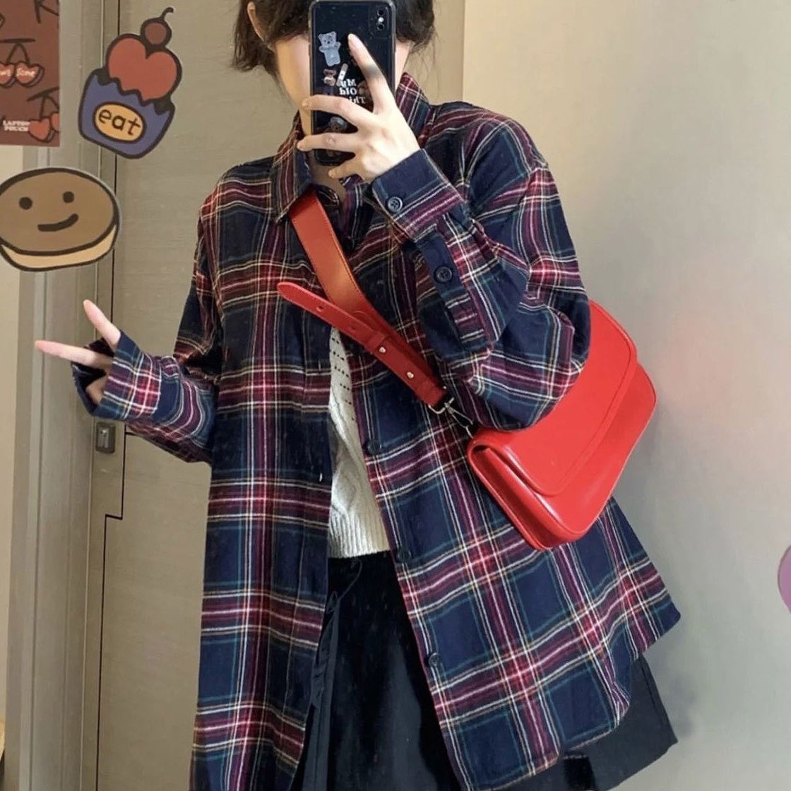 ファッション 起毛 おしゃれ チェック シャツ レディース アウター ゆったり ぽっちゃり トップス 長袖 シャツ アウター580