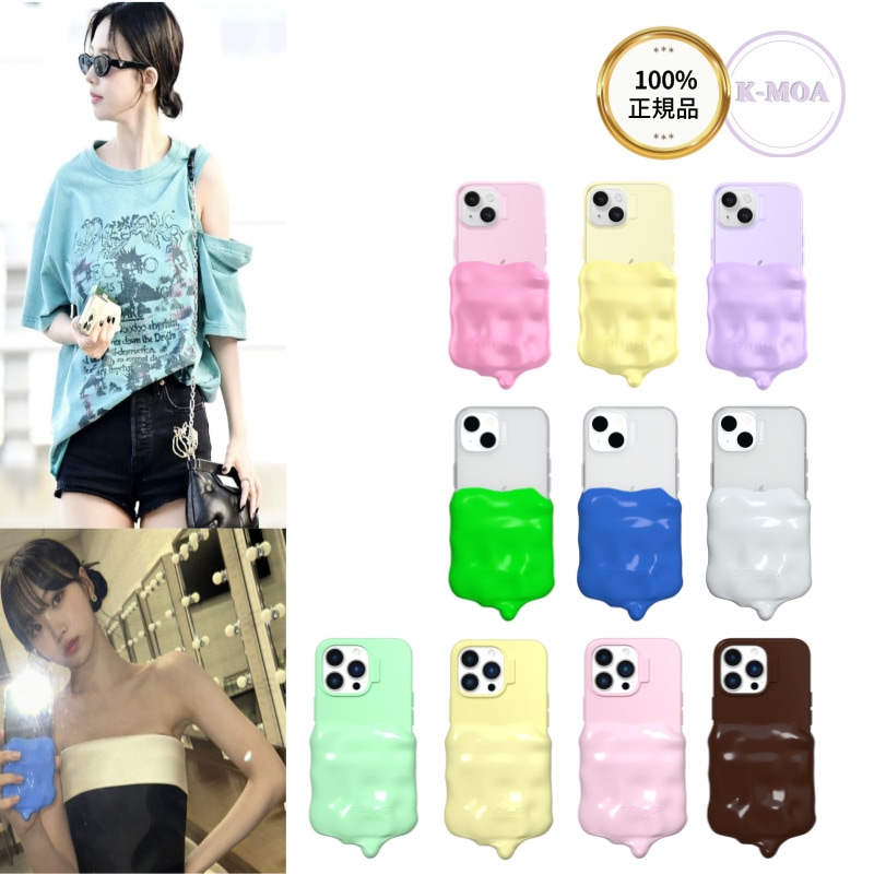 [AESPAカリナ,テヨン,IVEアンユジンなど着用] Double Layers Case (iPhone13 mini/ 13,14,15/ 14 plus/13,14,15 pro,pro