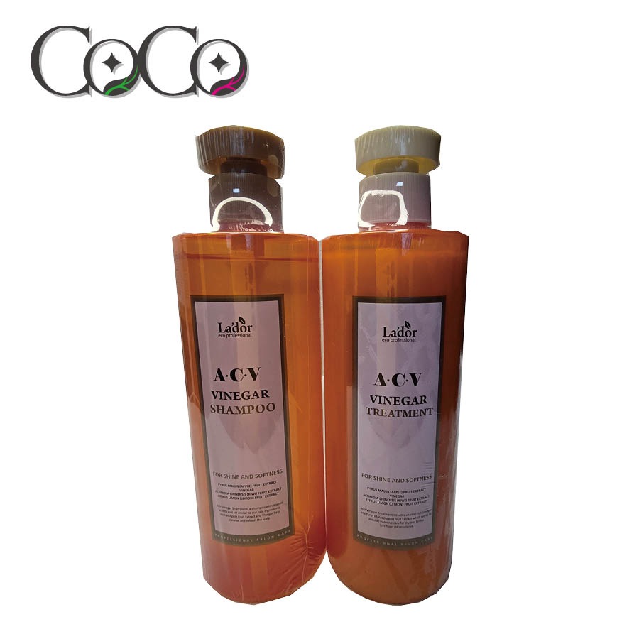 【正規品】ヴィネガー2種セット, 430ml+430ml [スペシャルセット/リンゴ酢ヘアケアライン/シャンプー/トリートメント]