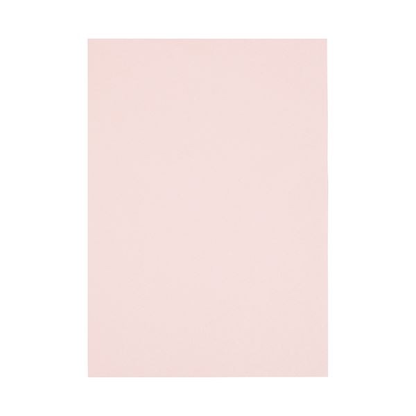 スマートバリュー カラーペーパー特厚口B4 桃 1500枚 A283J-7