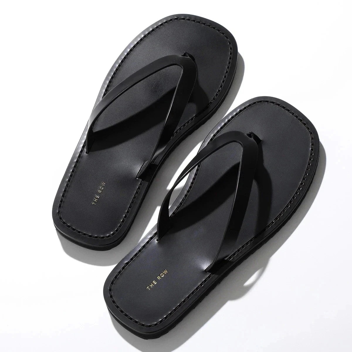 THE ROW ザ・ロウ サンダル CITY FLIP FLOP シティ フリップフロップ F1388 L60 レディース レザー ビーチサンダル スクエアトゥ