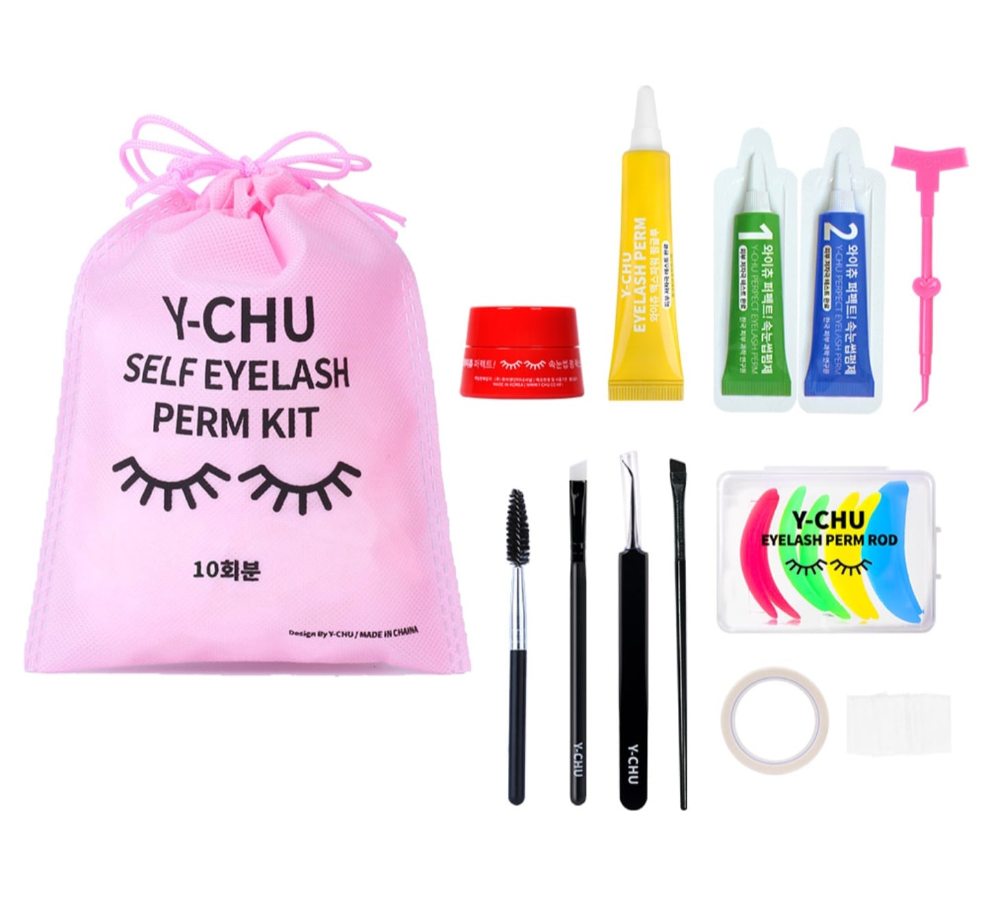 Y-Chu Season 2 Self Eyelash Perm Kit Full Set 10 servings