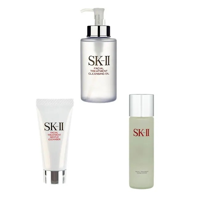 ピテラベーシックケア 3点セット/FTクレンジングオイル 250ml ＋ FTジェントルクレンザー 20g ＋ FT クリア ローション 230ml