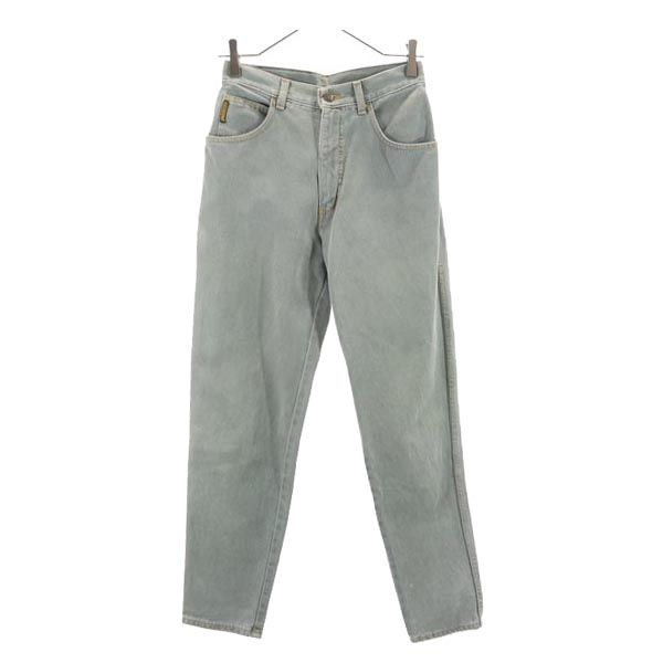 アルマーニジーンズ イタリア製 テーパードデニムパンツ w28 グリーン系 ARMANI JEANS ジーンズ レディース
